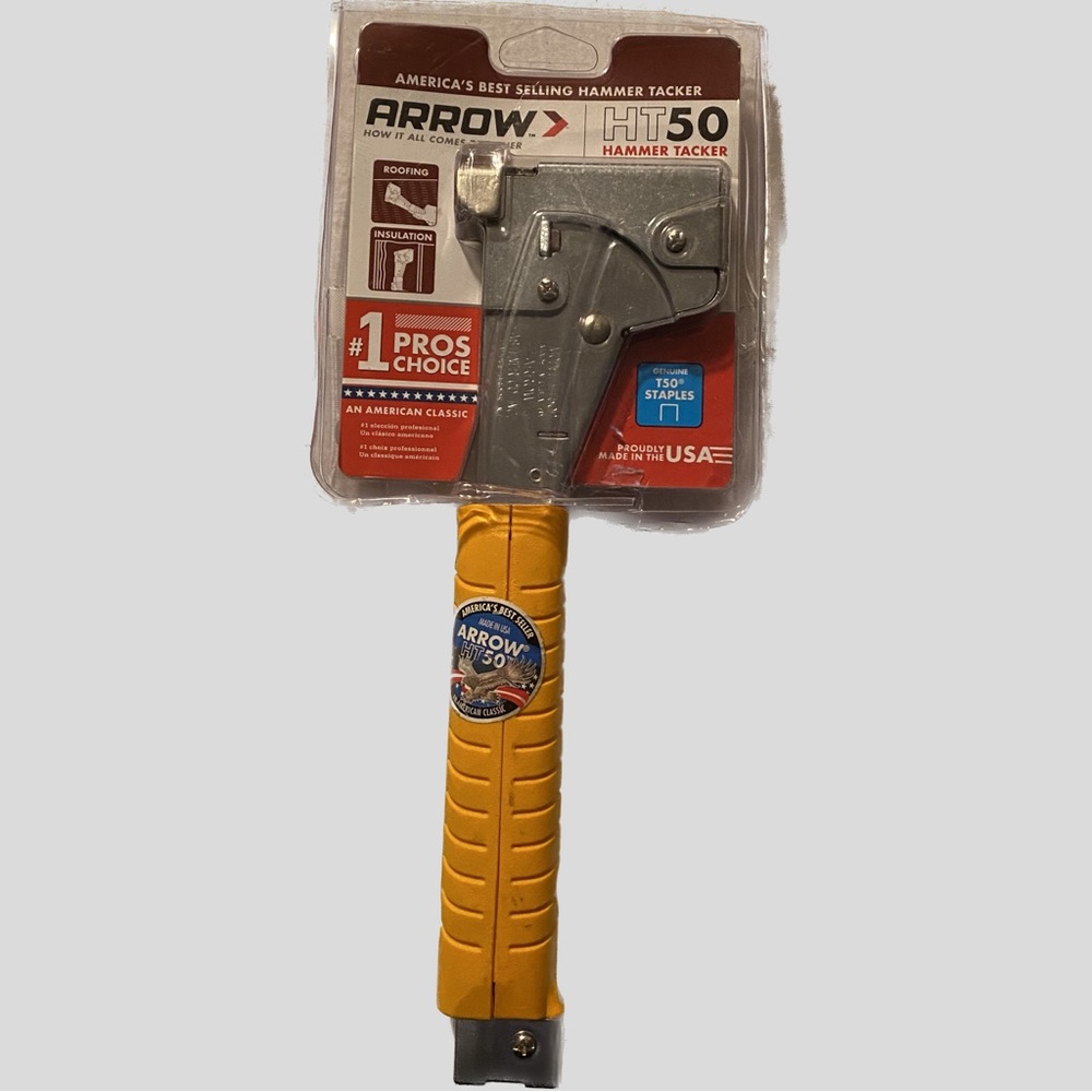 Arrow Fastener HT50 Hammer Tacker for Roofing & Insulation